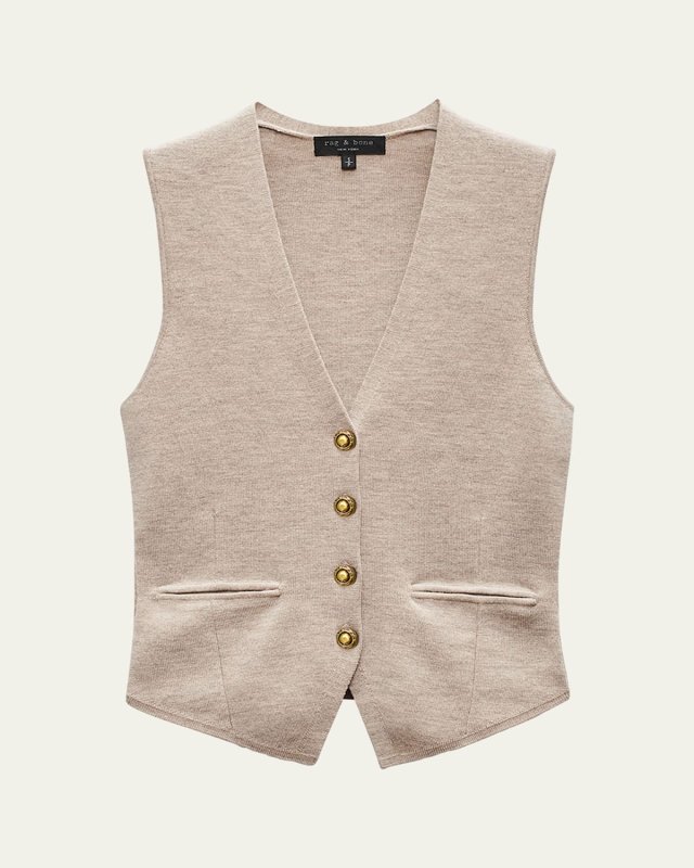Ella Wool-Blend Vest